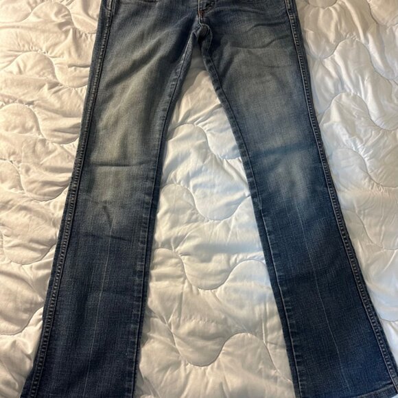 Frankie B Jeans Size 4 Bootcut Bird Embroidered on back pocket Vintage - Picture 2 of 10